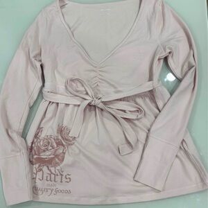 Pink Hollister Baby Doll top